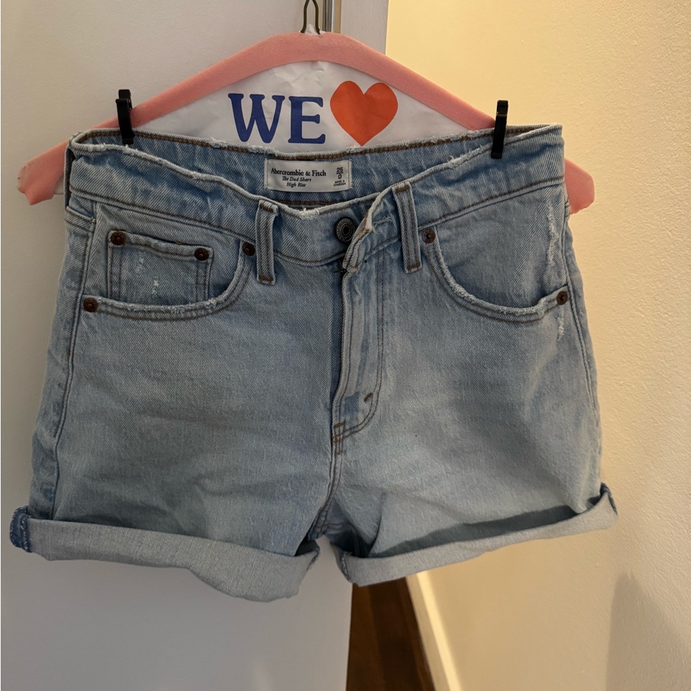 Abercrombie & Fitch Sky Blue Jean Shorts